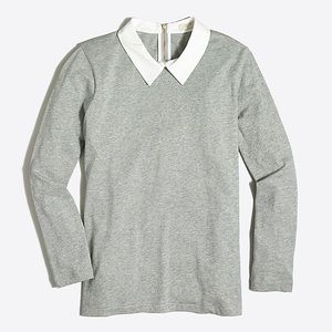 XS Jcrew blouse with white collar